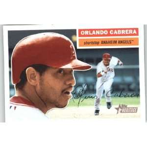  2005 Topps Heritage #268 Orlando Cabrera   Boston Red Sox 