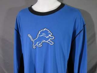 NFL DETROIT LIONS ~ Reebok L/S Shirt mens size XXL *MINT*  