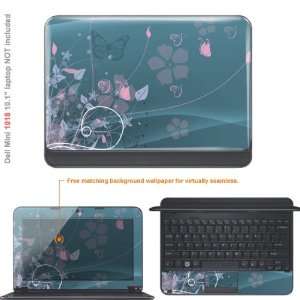 Protective Decal Skin Sticker for Dell Mini 1018 10.1 screen model 