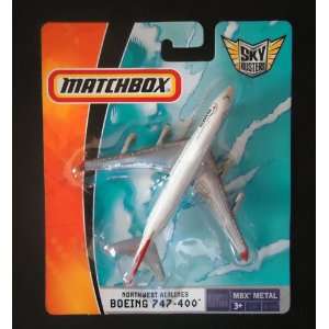  2008 Matchbox Sky Busters NORTHWEST AIRLINES BOEING 747 