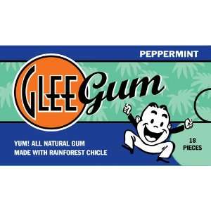 Glee Gum Peppermint, 18Pc (Pack of 12) Grocery & Gourmet Food