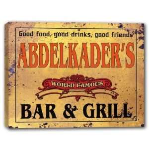  ABDELKADERS Family Name World Famous Bar & Grill 