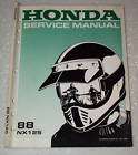 1988 HONDA NX125 NX 125 Motorcycle OEM Factory Shop Ser
