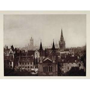 1926 Aberdeen Scotland Photogravure Architecture NICE   Original 