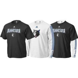 Minnesota Timberwolves adidas Youth Short/Long Sleeve T Shirt Combo 