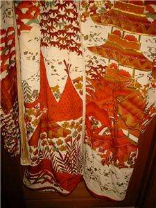 old vintage gold embroidered silk furisode japanese kimono japan 