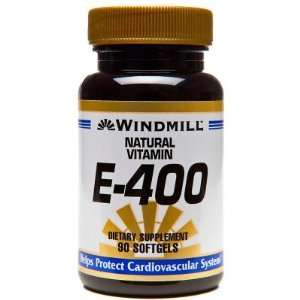  Windmill  Natural Vitamin E 400 IU with D Alpha, 90 