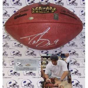 Autographed Drew Brees Football   Super Bowl XLIV  Sports 