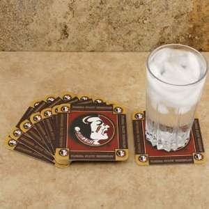   Seminoles (FSU) 8 Pack Absorbent PaperKraft Coasters