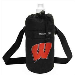 com University of Wisconsin Water Bottle Holder and Bottle UW Badgers 