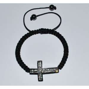  Swarovski Crystal Cross Unisex Shamballa Bracelet By 