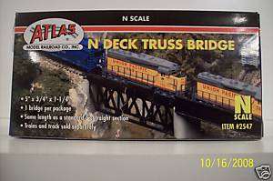 Atlas # 2547 Deck Girder Bridge N Scale MIB  