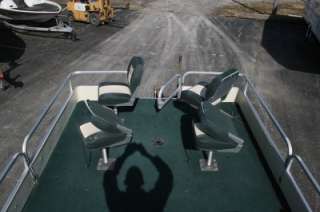 1998 Voyager 20 Pontoon w/ 50hp Mercury Outboard and Trailer Project 