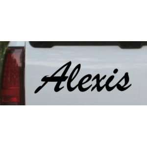  Black 40in X 13.3in    Alexis Car Window Wall Laptop Decal 