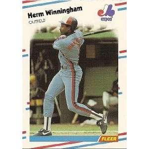  1988 Fleer #200 Herm Winningham