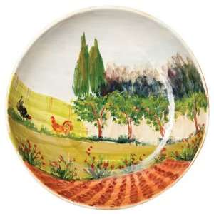    Vietri Countryside Large Shallow Serving Bowl 15 in