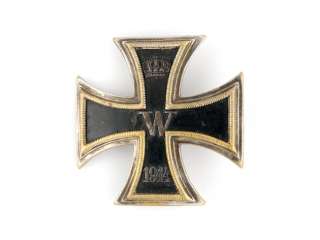 WWI German Convex Iron Cross 1st Class  