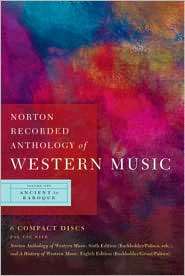 Norton Recorded Anthology of Western Music, Vol. 1, (0393113094), J 