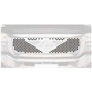   56138 Harley Davidson Mirror Stainless Steel Grille with Wings Logo