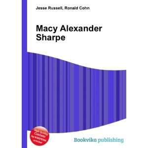  Macy Alexander Sharpe Ronald Cohn Jesse Russell Books