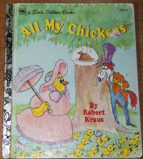 ALL MY CHICKENS A edition childs Little Golden Book 9780307301253 