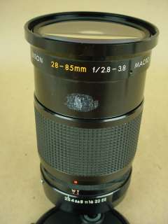 Kiron 28 85mm 2.8 3.8 Konica AR Zoom lens  