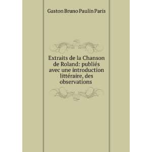   , des observations . Gaston Bruno Paulin Paris  Books
