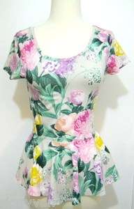 Beautiful Floral Top/Blouse by H&M Size XS S M L Available 2012 