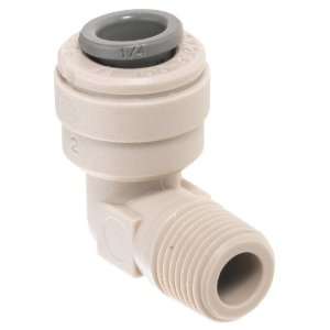 Celcon Acetal Push to Connect   Adaptor, 1/4 Tube x 3/8 NPT Male 