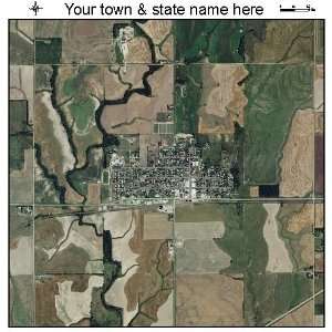    Aerial Photography Map of Claflin, Kansas 2010 KS 