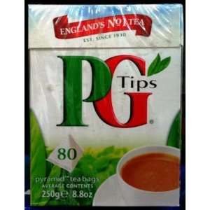 PG TIPS   80 BAGS   0.55 lbs