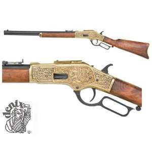 Winchester M1873 Replica Rifle Brass Finish 