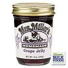 Mrs Millers Authentic Amish Homemade Grape Jelly 8 oz Jar