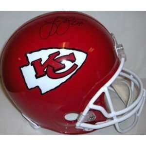 Larry Johnson Signed Chiefs Full Size Rep Helmet