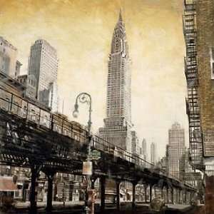 Matthew Daniels 35.375W by 35.375H  The Chrysler Building from the 