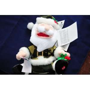  Animated/Musical 10 Santa dressed in Camoflague Sings Ill 