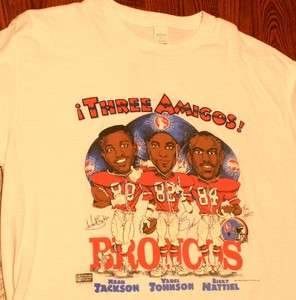 Rare True Vintage Denver Broncos 3 Amigos T Shirt XL  