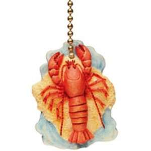 Maine Lobster Claw Feast Crustacean Fan Light Pull Chain