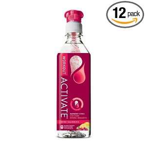 Activate Workout Raspberry Citrus, 16 Ounce (Pack of 12)  