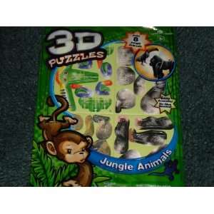  3D puzzles (jungle animals) 