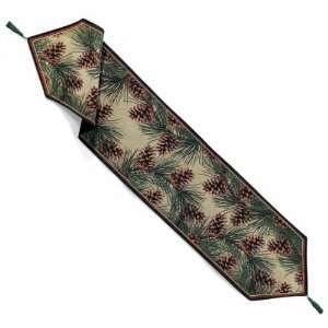 Wild Wings Pinecone Table Runner