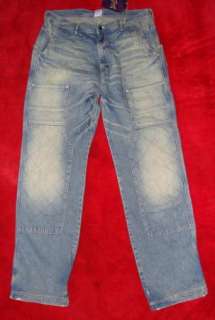 NWT PRPS P39P16A Denim Jeans Workers Pants sz 32 RARE  