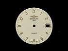 Original Vintage BREITLING 1884 Quartz Date White Enamel Watch Dial 