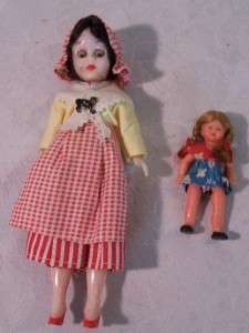 Lot of 6 Vintage Souvenir Dolls Germany, Morocco, Italy  