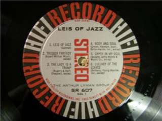 33 LP Arthur Lyman Leis Of Jazz SR 607 HiFi Records  