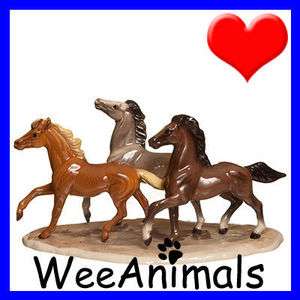   Wild Horses Specialty Miniature Figurine Ceramic Small Wee 3357  