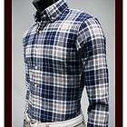 Mens Casual Woolen Western Check