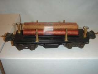 Lionel Prewar O Gauge Tin Toy Train 3651 Lumber Car Original Box 160 