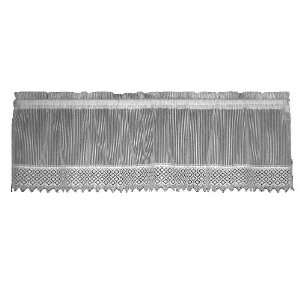 Heritage Lace Chelsea 48 Inch Wide by 14 Inch Drop Valance with Trim 