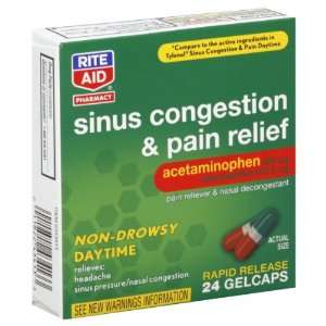   Rite Aid Sinus Congestion & Pain Relief, 24 ea